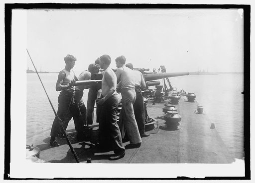 Naval training station, Newport, forward deck "Smith"