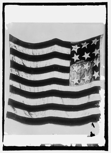 "Starry Flag" of Jno. Paul Jones, the oldest U.S. Flag in existence
