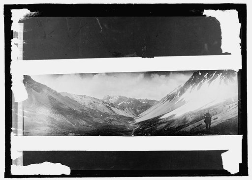 Trail over western slope of Andes
