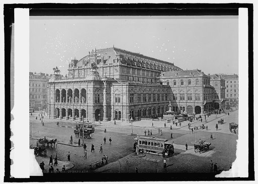 Austria, Vienna. Opera house