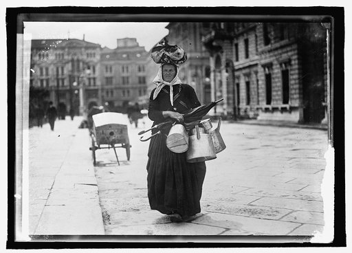 Austria. Milk woman of Triest