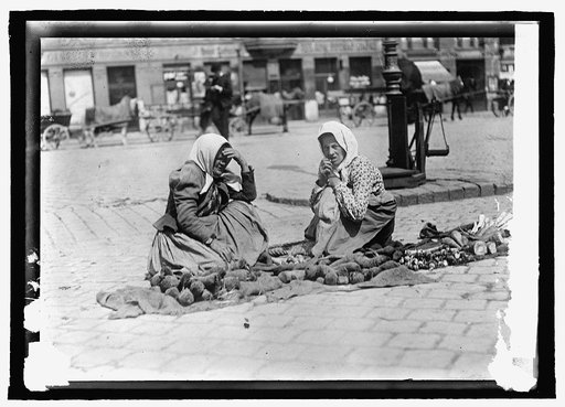 Austria. Women vegetable vendors, Vienna