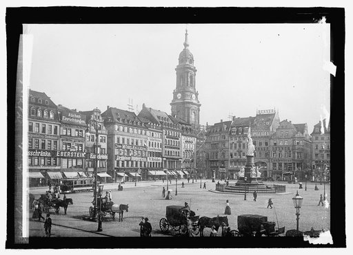 Germany, Dresden. Old Market