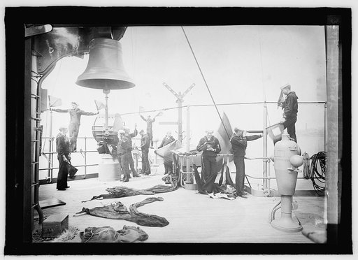 Signal bridge, U.S.S. Montana