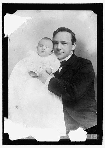 Josephus Daniels 189- with his first child