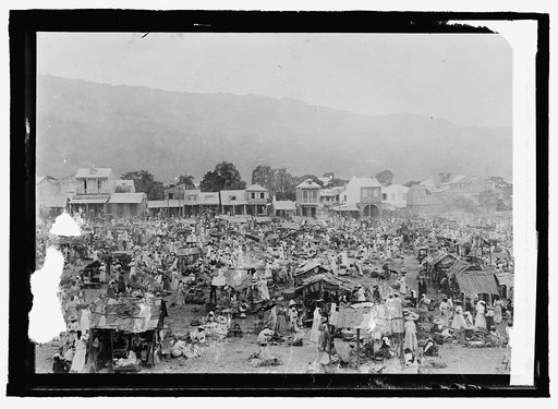 Haiti, Port-au-Prince, Market Square
