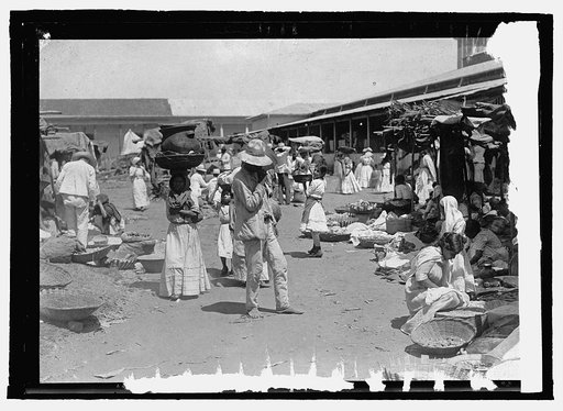 Salvador. Santa Tecla, market place