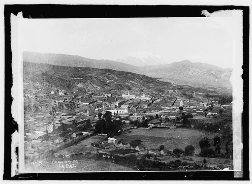 Bolivia, La Paz; Illimani in background