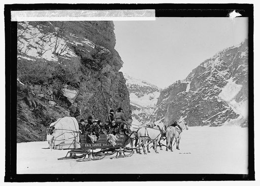 Alaska stage entrance to Keystone Canyon