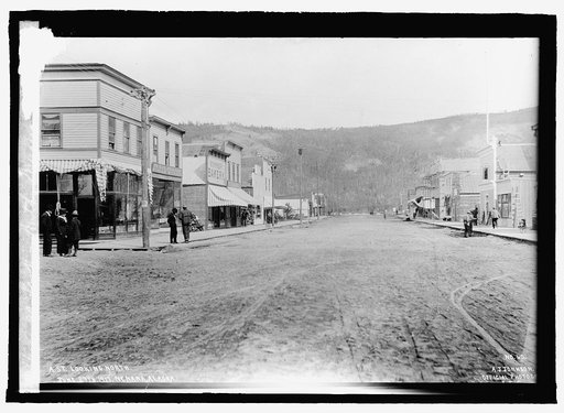 A St. looking north, Nenana, Alaska