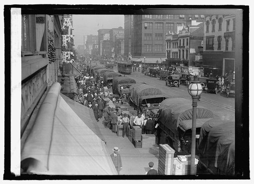 F Street, war time, Washington