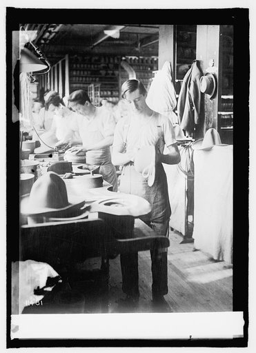 Stetson Hat Co. mfg. soft army hats