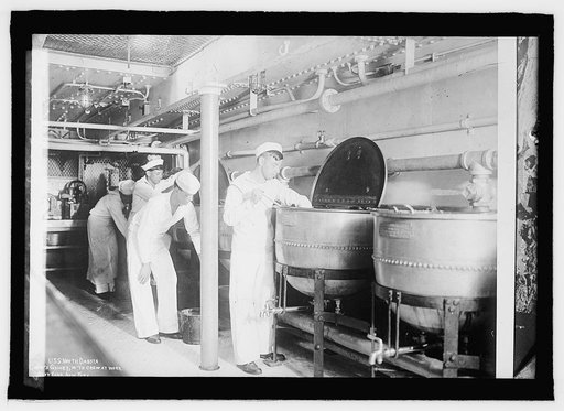 Crew galley, U.S.S. N. Dakota
