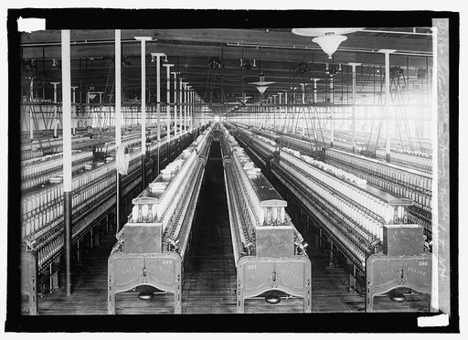 Cotton mills spinning frames, Coolidge Mills, Manchester, N.H.