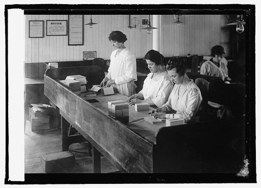 Scene in chocolate factory