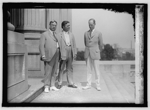 Senator Hiram Johnson, Wm. E. Borah & Medire McCormick