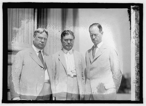 Senator Hiram Johnson, Wm. E. Borah & Medire McCormick