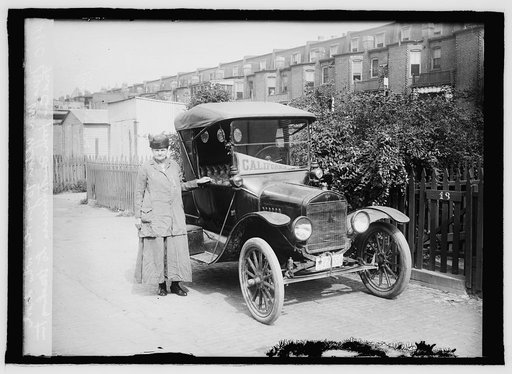 Mrs. Wm. Upton, 70 yrs. old who drove Ford car from San Francisco to Washington