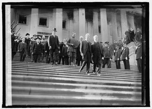 King Albert leaving Capitol