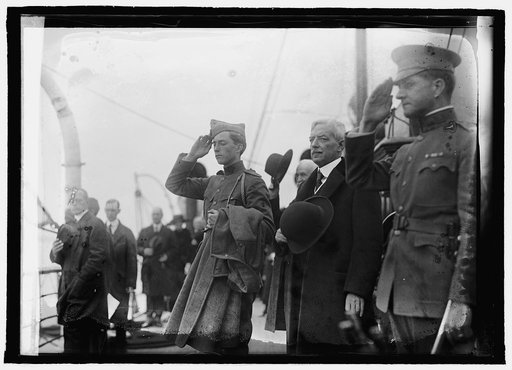 Crown Prince & Vice Pres. Marshall on Mayflower