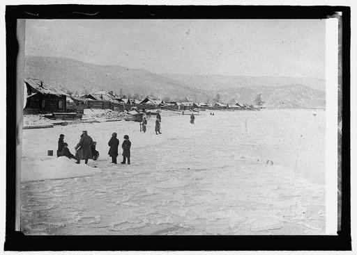 On the shores of Lake Backel, Czechoslovakia