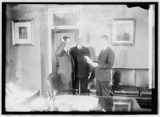 Theo. Roosevelt swearing in