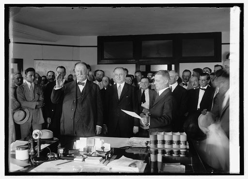 Taft swearing in as Chief Justice