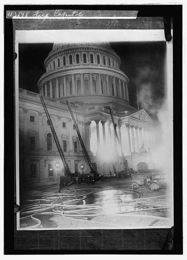 Fire, Capitol, [Washington, D.C.