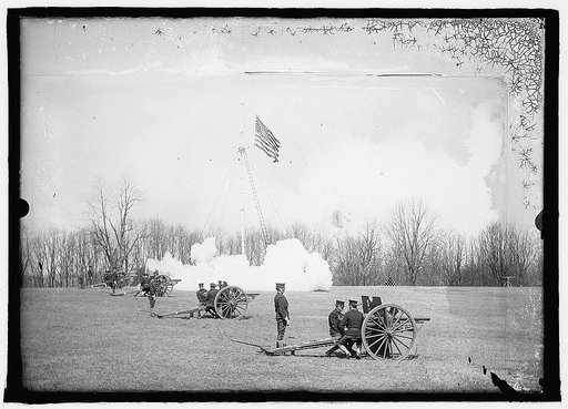 U.S. Army artillery practice