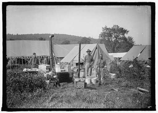 U.S. Army camp kitchen