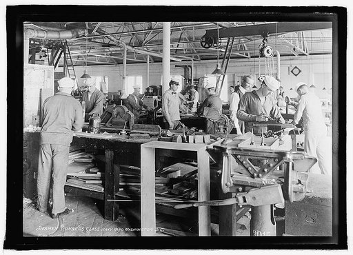 Seamen gunners class, Navy Yard, Washington, D.C.