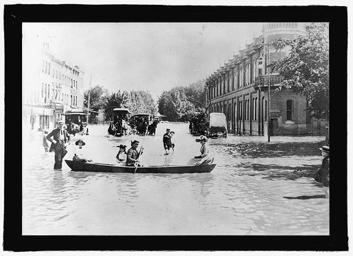 Flooded street, Wash., D.C.