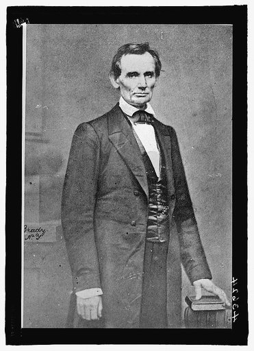 Photo of Lincoln (Cooper Union photo, 1860)