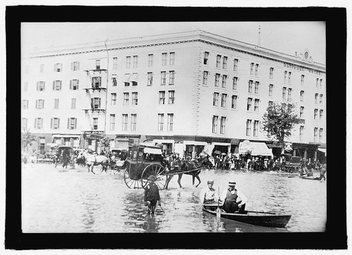 Flooded street, Wash., D.C.