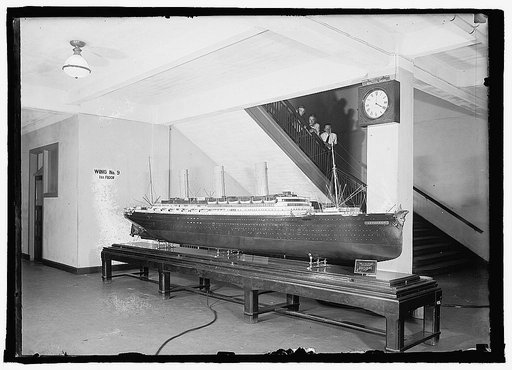 Model of the steamship Leviathan