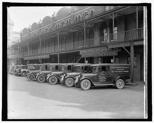 Semmes Motor Co., Nat. City Dairy Co. trucks
