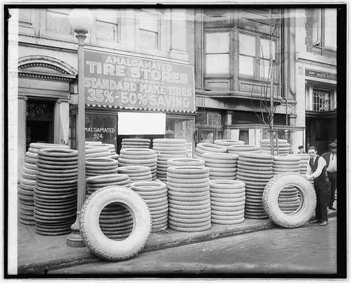 Amalgamated Tire store, front