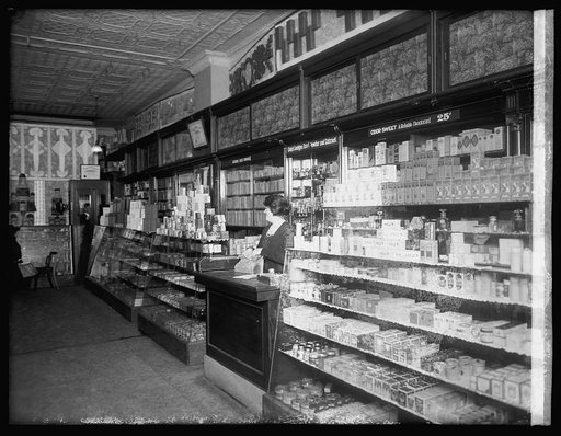 Peoples Drug Store, interior, 11th & G, [Washington, D.C.