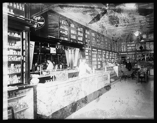 Peoples Drug Store, interior, Thompson, 15 and G, [Washington, D.C.