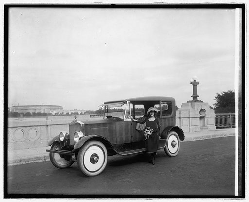 Margt. Gorman in Birmingham car