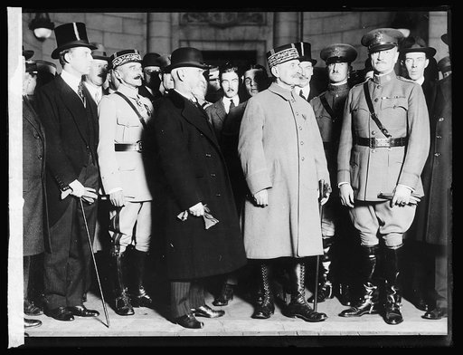 Arrival of Marshal Foch