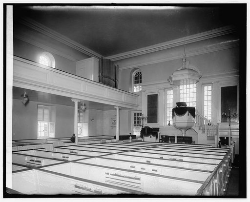 Interior of Christ Church, Alexandria, Va.