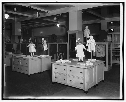 Mrs. McPherson, interior, Lansburgh, [Washington, D.C.