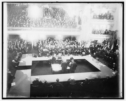 Signing of treaty at Arms. conf.