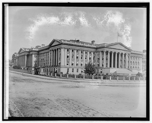 Treasury Dept. old pt., [Washington, D.C.
