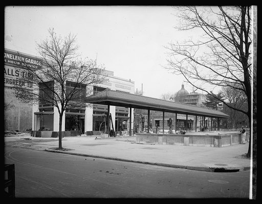 Filling station, 17th & L, [Washington, D.C.