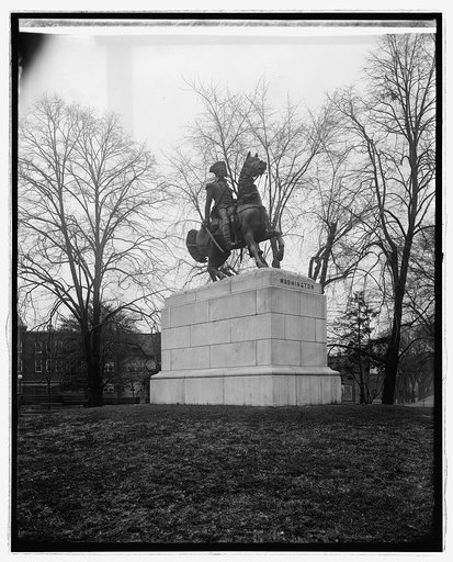 Washington Statue Washington Circle, [Washington, D.C.