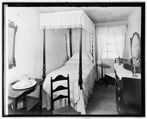 Mt. Vernon, [Virginia], Guest room