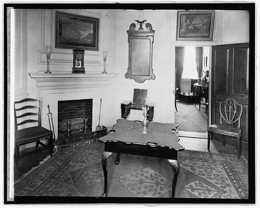 Mt. Vernon, [Virginia], Mrs. Wash. sitting room