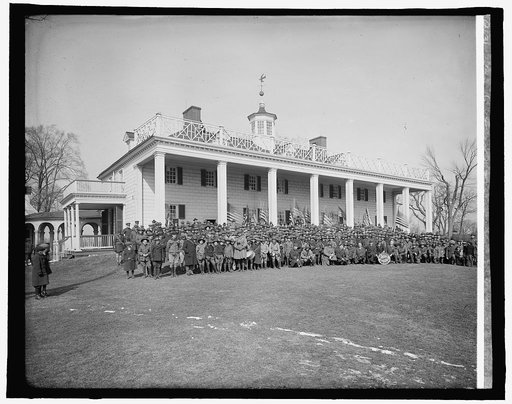 Boy Scouts at Mt. Vernon, [Virginia